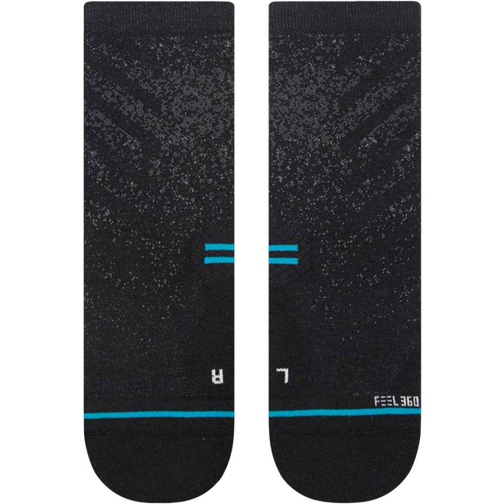 Stance Run Light Quarter Socks Unisex - black