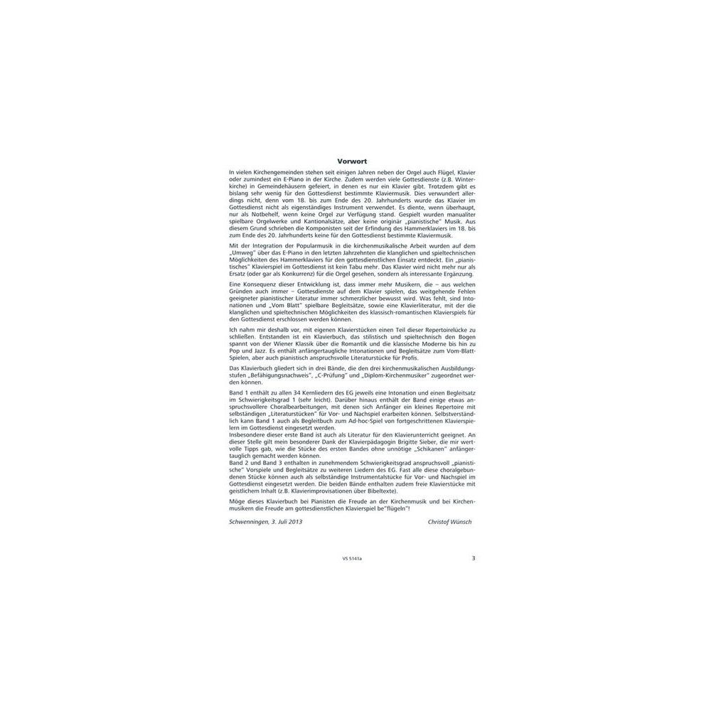 Strube Verlag Klavierbuch Gottesdienst 2 – Thomann Ireland