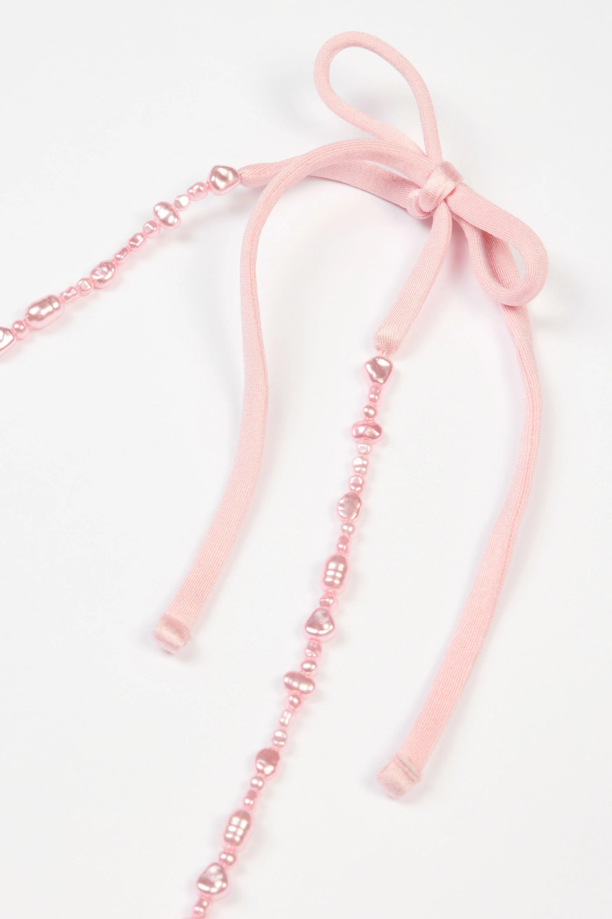 Triangle Bikini Top in Baby Pink