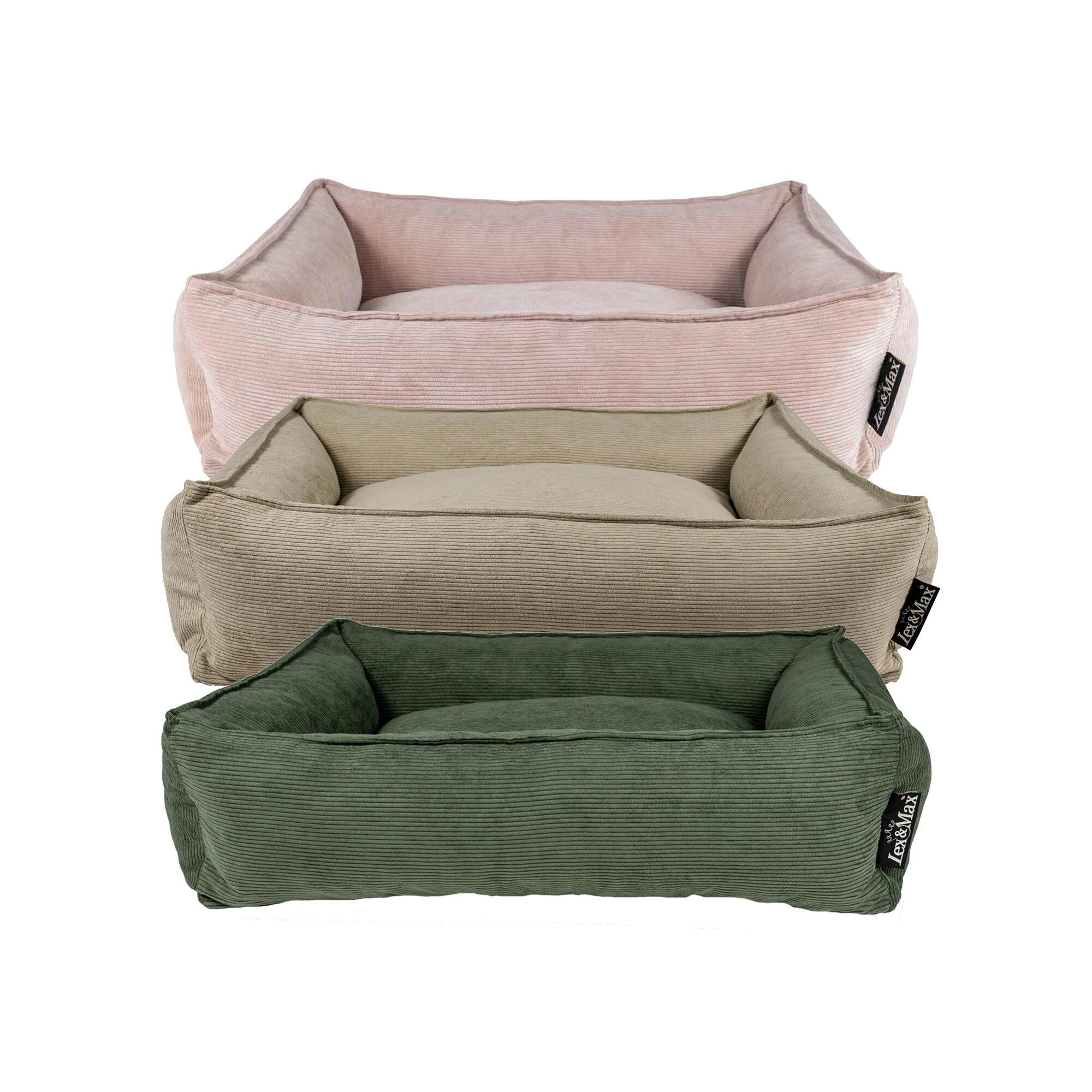 Lex & Max Chicago Orthopedic Dog Bed - Sand - XS