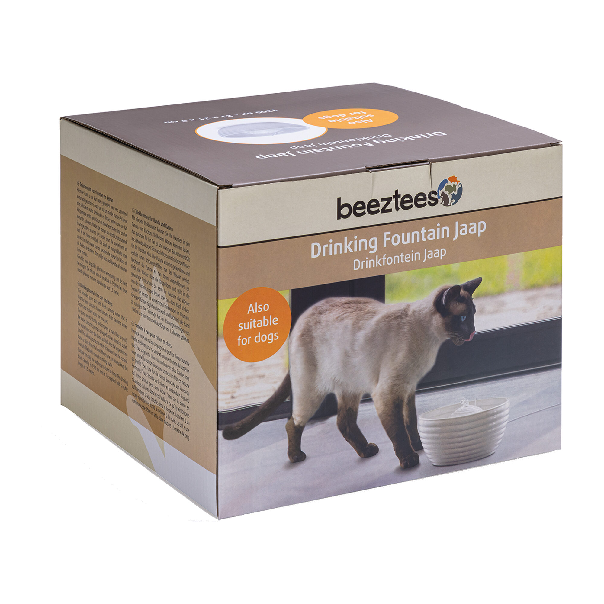 Beeztees Drinking Fountain Jaap - White