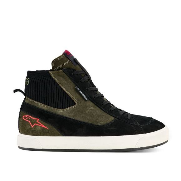 Alpinestars Stated Waterproof Motorcycle Sneakers - Green / BlackRef : AP3886