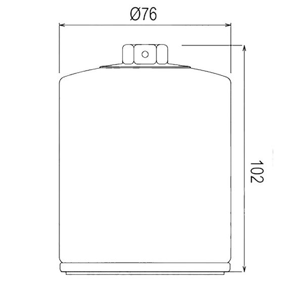 Filtre à huile HifloFiltro HF170CRC RacingRef : HF0713 / 07120478