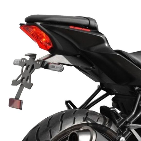 Top Block SUZUKI GSX S/R 125 License Plate Holder - BlackRef: tb0387 / spes38