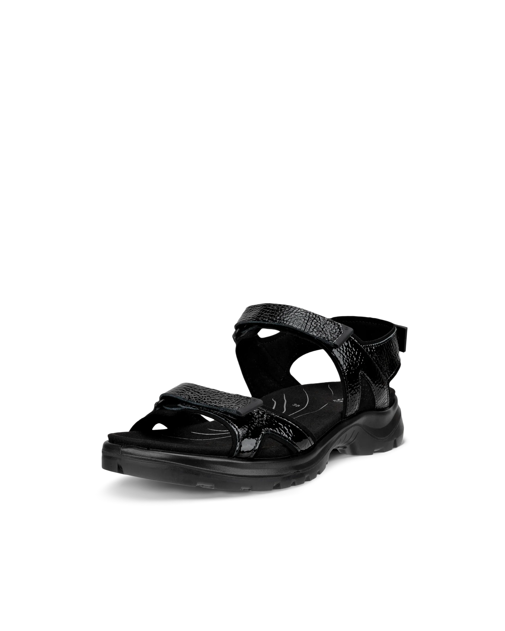 ECCO OFFROAD Damen Trekkingsandale aus Leder Schwarz