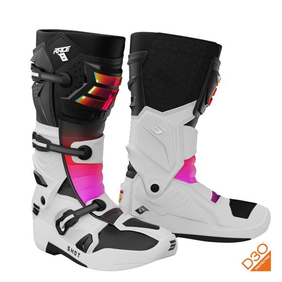 Shot RACE 8 2024 cross Boots - Black / MulticolorRef: so2445-c64876