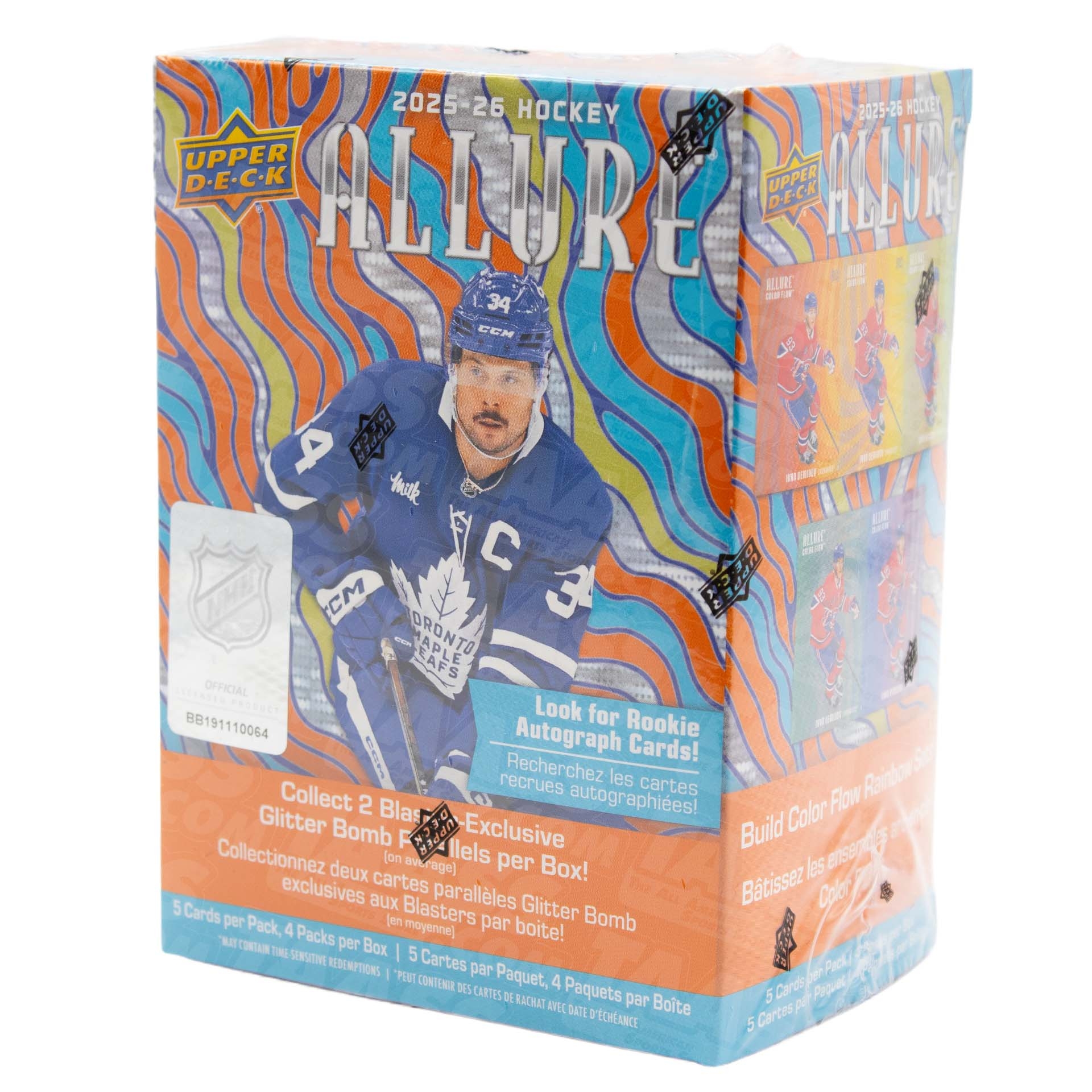 2025/26 Upper Deck Allure Hockey NHL Blaster Box