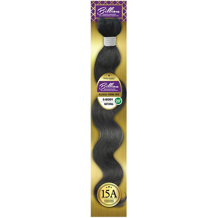 Hollywood Billion 15A Brazilian Virgin Remy 100% Unprocessed Human Hair Weave - S-BODY 10-28