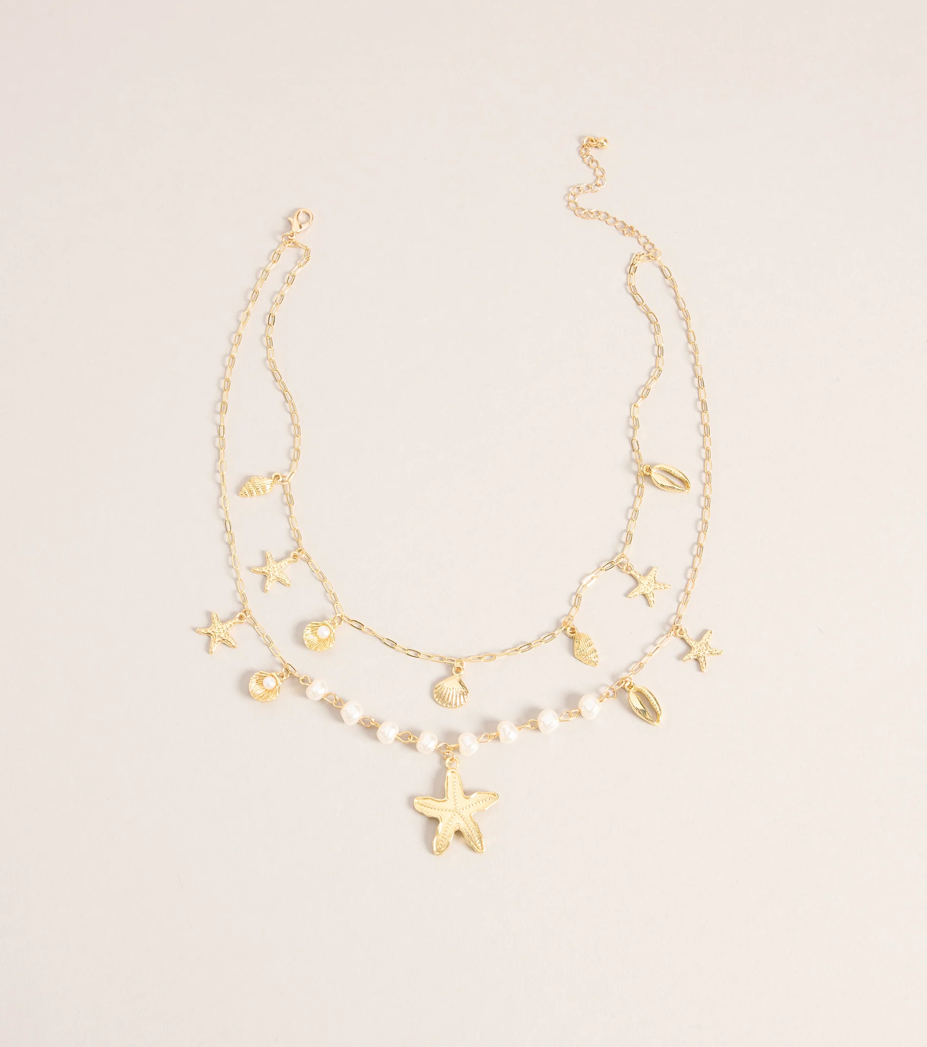Sea You There Pearl Charm Necklace