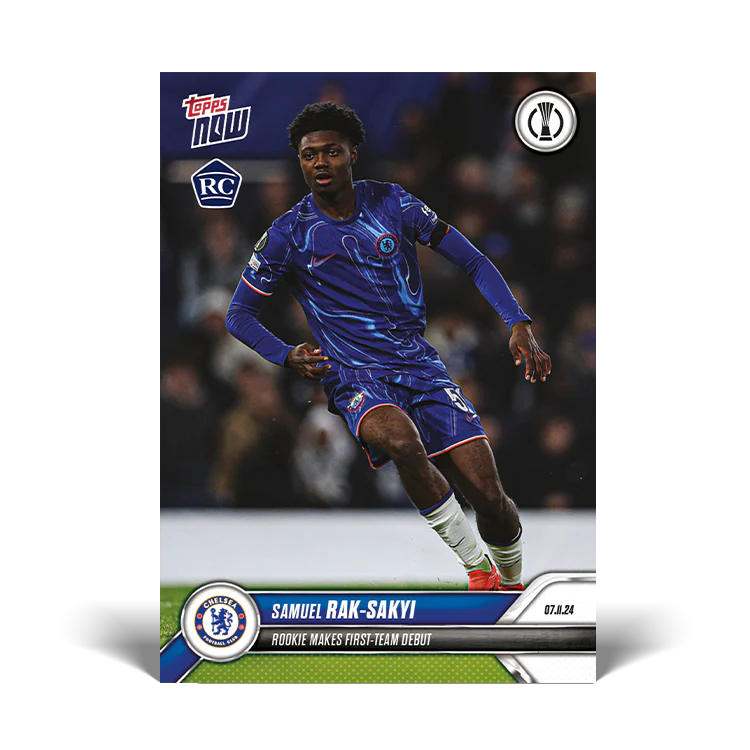 Samuel Rak-Sakyi - Rookie makes first-team debut - 24/25 UECL Topps NOW® Card 4