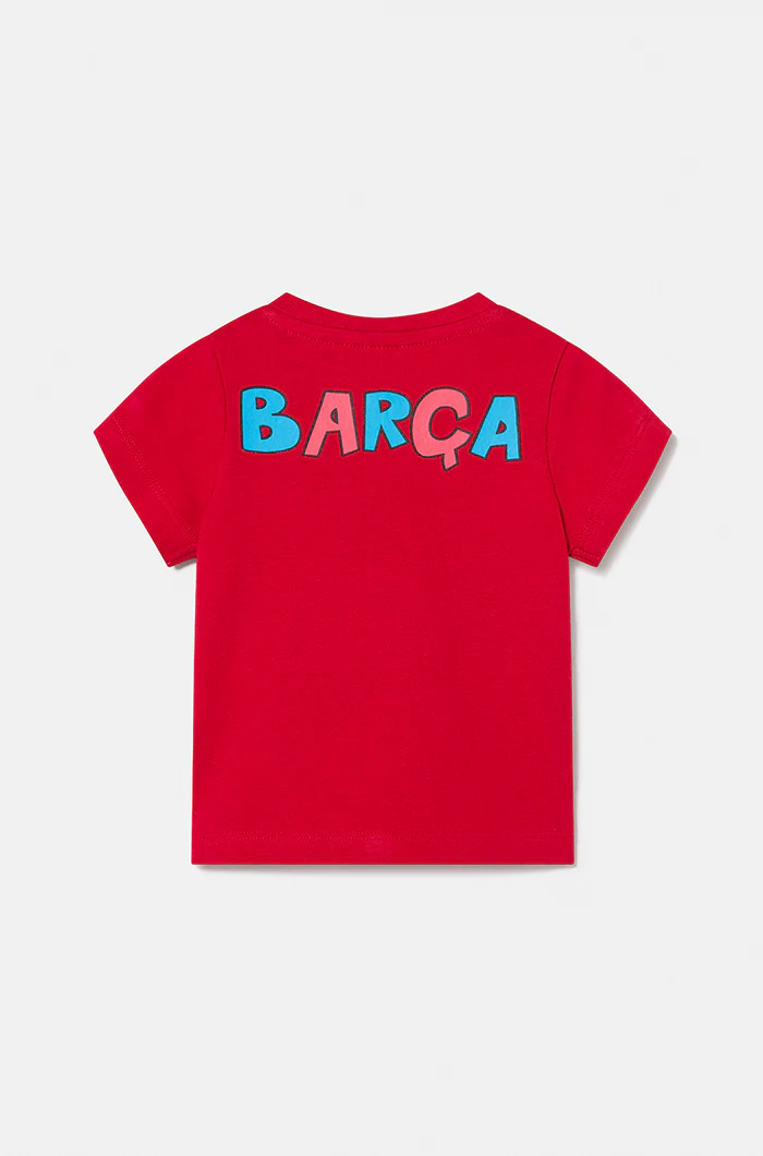 Barça raised shield t-shirt - Baby
