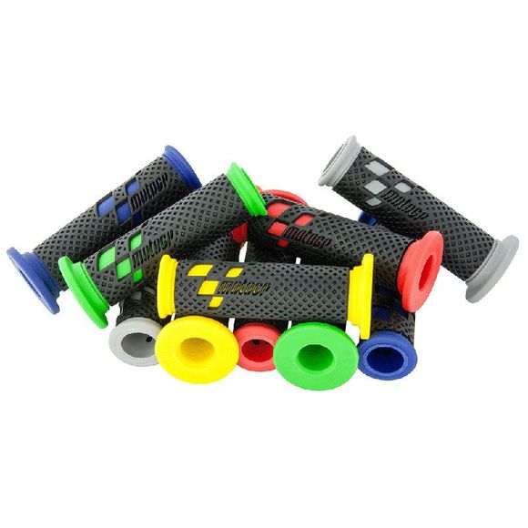 MotoGP COMPETITION Universal Handlebar Grips - Black / GreenRef: MGPGRP0