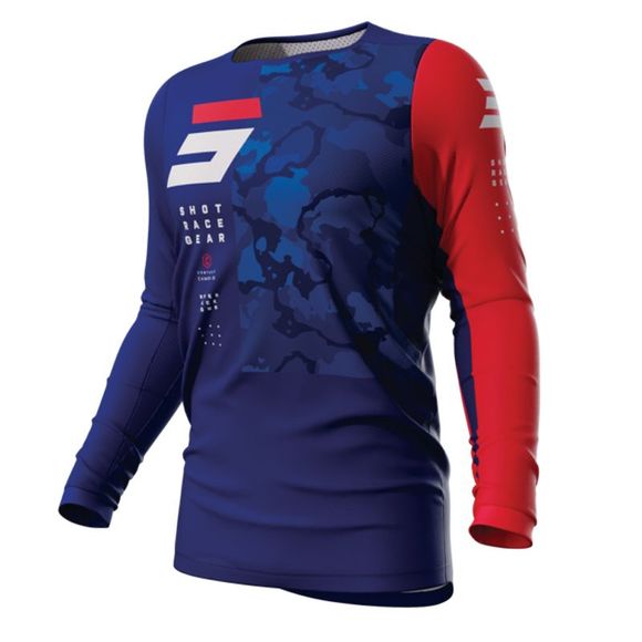 Shot CONTACT cross jersey - CAMO 2.0 2023 - BlueRef: SO2379