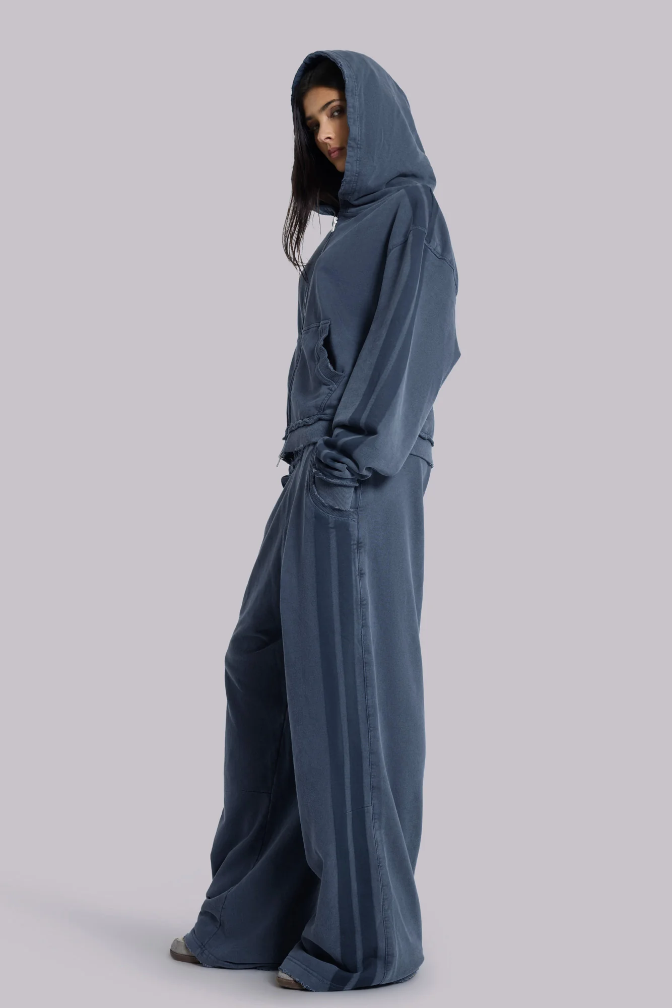 Blue Sporty Baggy Monster Joggers
