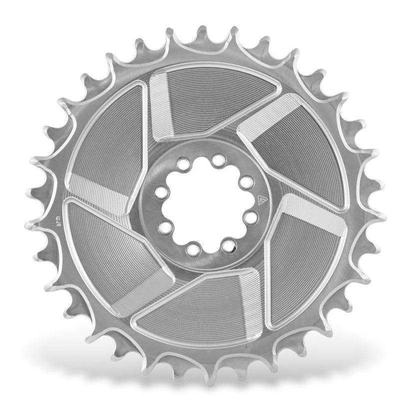 Alugear AERO Chainring - MTB | Direct Mount (SRAM 8-Bolt) | Boost | 1x 11/12s (T-Type) - round | black