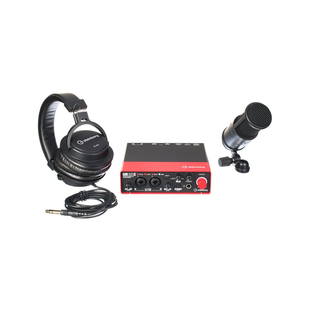 Steinberg UR22C Red Recording Pack – Thomann Ireland