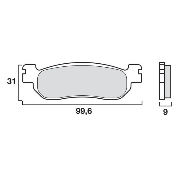 Brembo Sinter Sintered Metal brake pads front/rear (depending on model)Ref: 07YA37SP