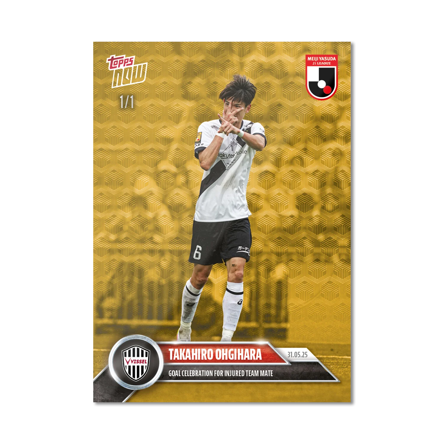 Takahiro Ogihara - 2025 J.League® Topps NOW® - Card 22