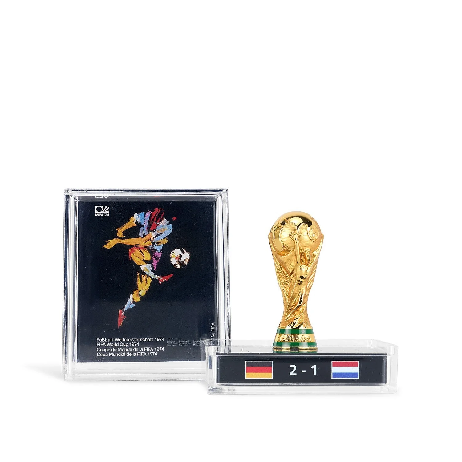 45mm Licensed 1974 World football competition World Cup Replica Trophy