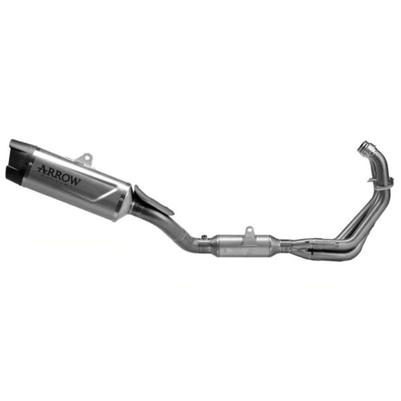 Ligne Complète Arrow Indy Race Titane Racing - Collecteur Acier - GrisRef : AW0815 / 71070PK