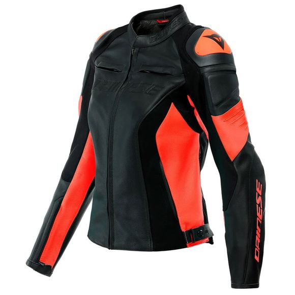 Dainese Racing 4 Lady - Black / Red Motorcycle JacketRef: DN1864-C50055
