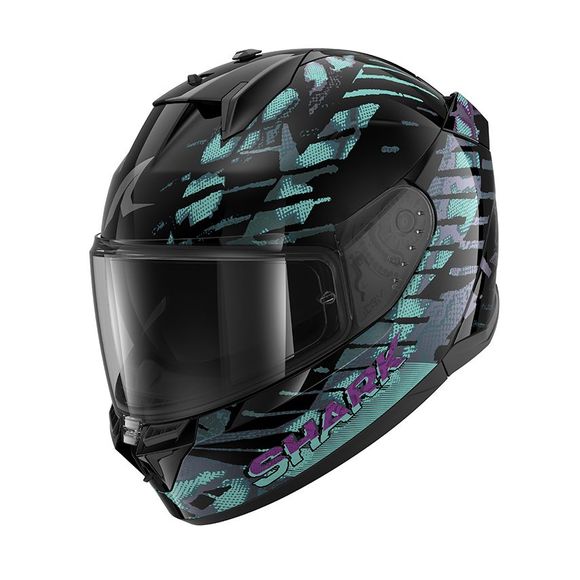 Shark D-SKWAL 3 REPTAIA Full-Face Helmet - Black / BlackRef: SH1843