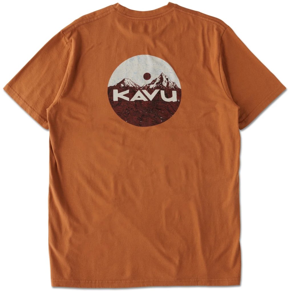 KAVU Range T-Shirt Men - Cedar Rust