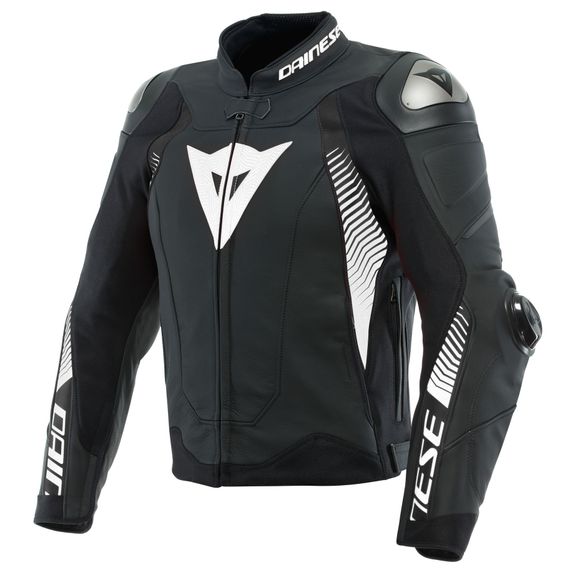 Dainese Super Speed ​​4 - Black / White Motorcycle JacketRef: Dn1987-C53814