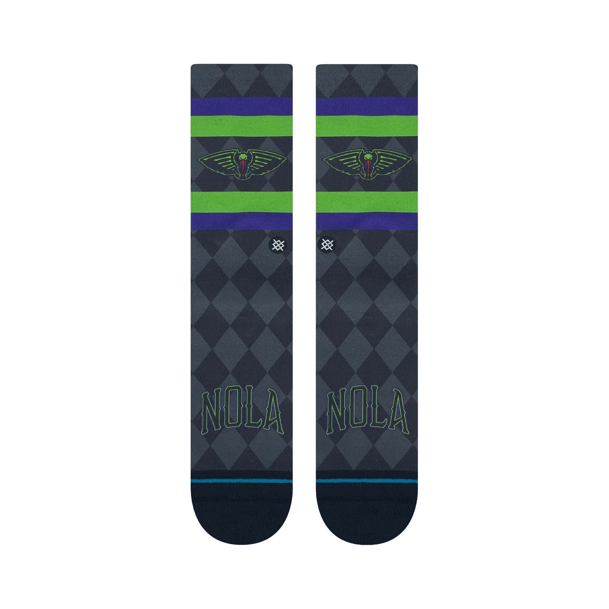 New Orleans Pelicans 2023/24 NBA City Edition Stance Crew Socks