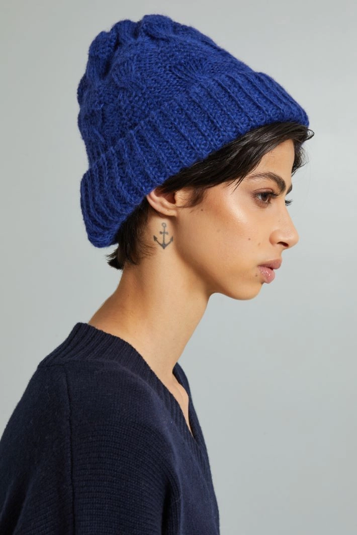 Turn-up beanie hat - BLUETTE
