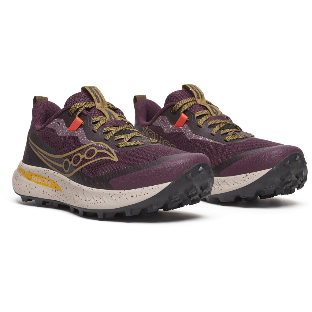 Saucony Peregrine 15 Running Shoes Women - wine/kodiak