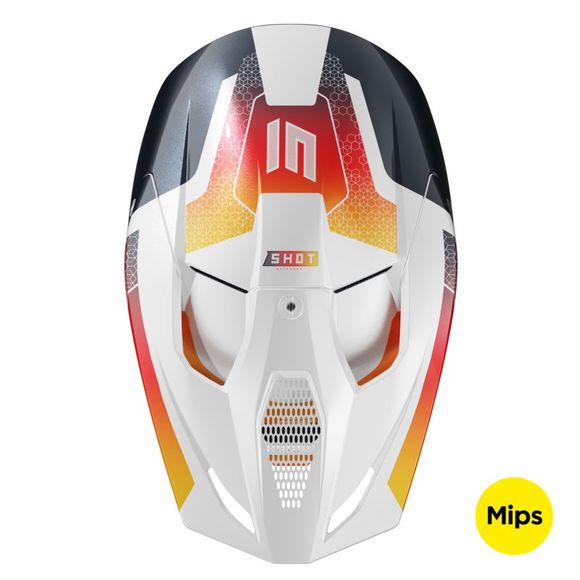 Casque cross Shot RACE - PHASER 2025 - Bleu / RougeRef : SO2556