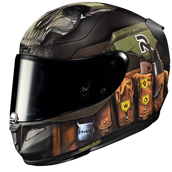 HJC RPHA 11 full face helmet - GHOST CALL OF DUTY - Black / GreenRef: HJ1001