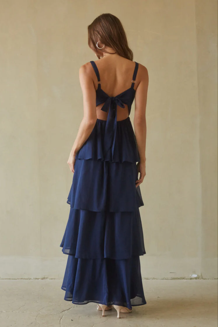 Clarke Ruffled Maxi Dress