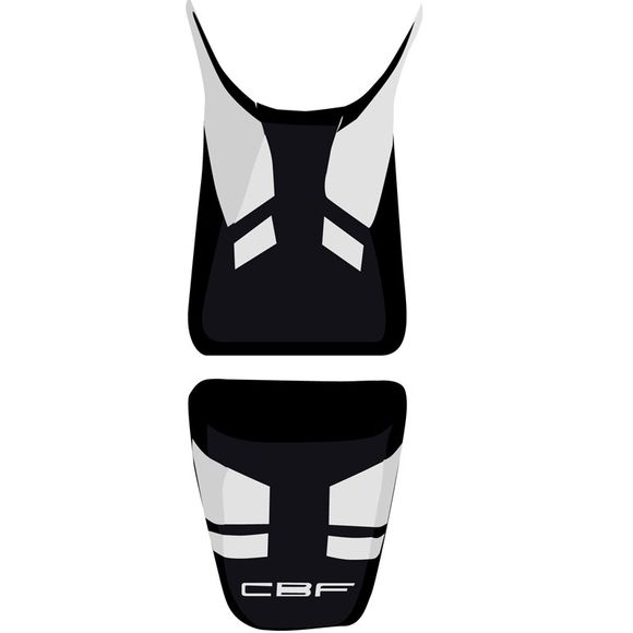 Housse de selle Bagster Spécial S Noir/Gris/Lettres Grises clairesRef : 2205C