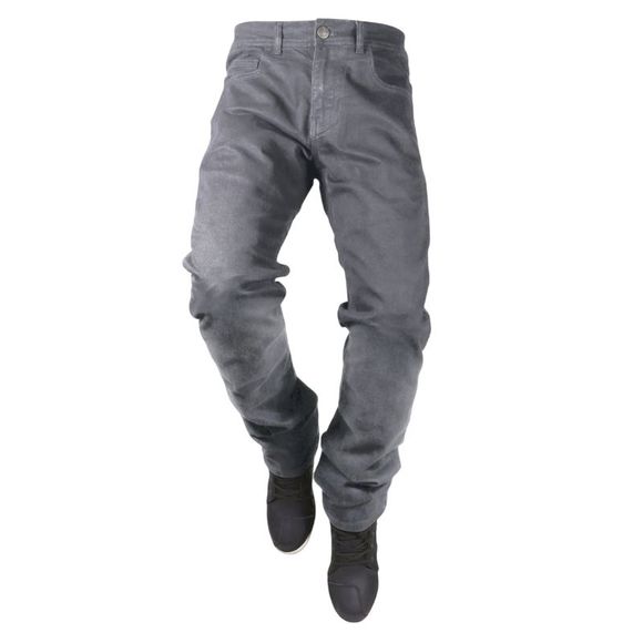 Harisson Clyde Motorcycle Jeans - Straight / Regular - GrayRef: HN0104