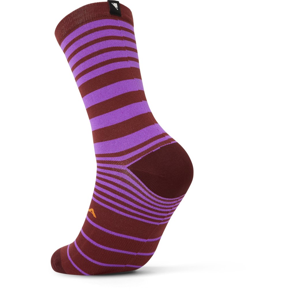 Endura Block Socks Medium - end mahogany