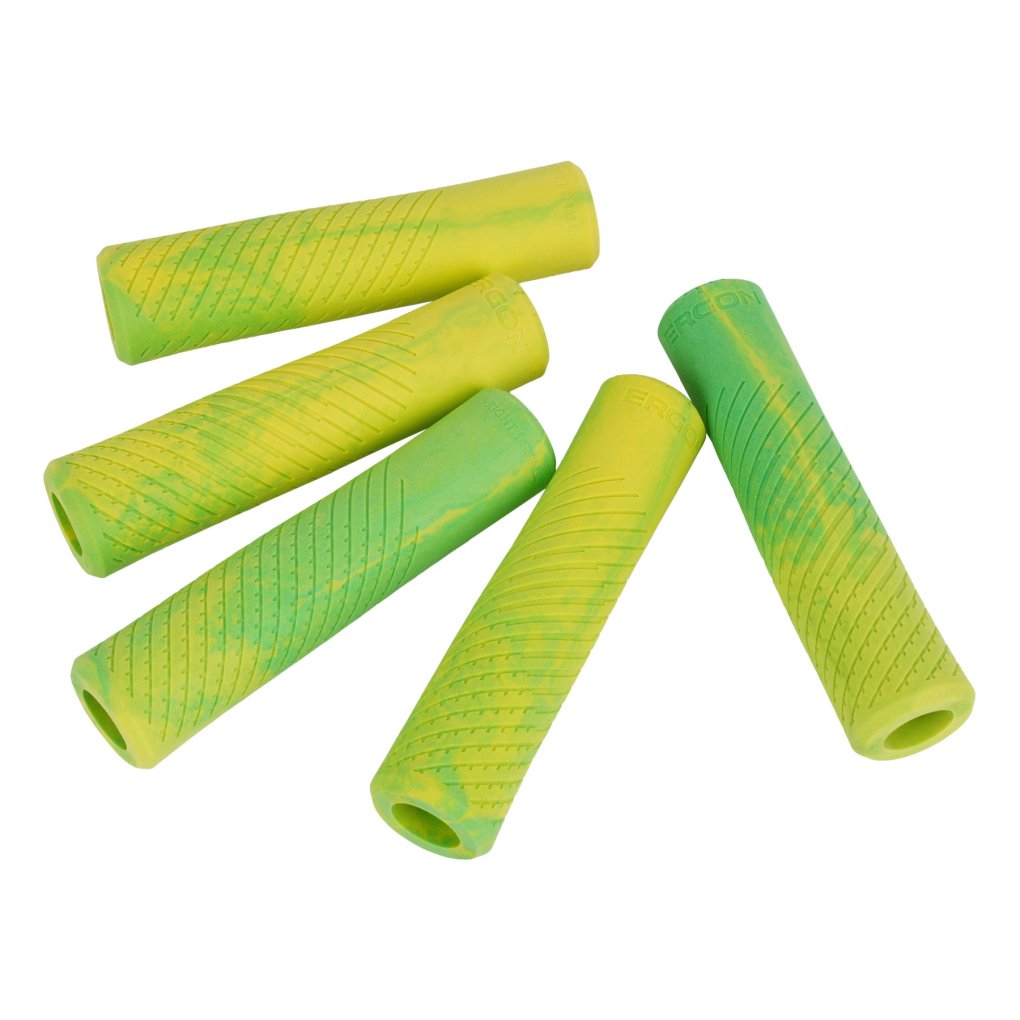 Ergon GXR Grips - L - Lava yellow/green