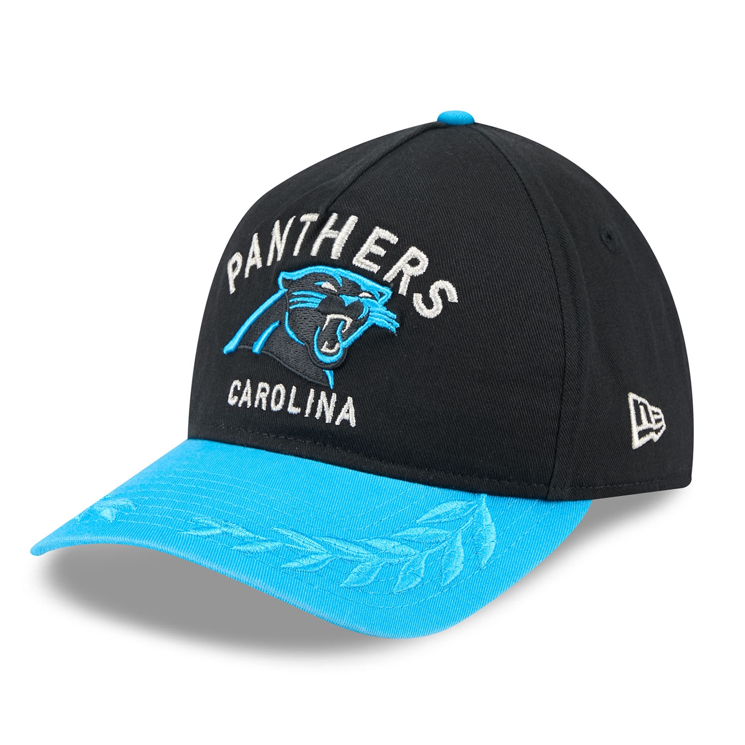 Carolina Panthers 2025 NFL Draft 9TWENTY A-Frame Adjustable Cap Black
