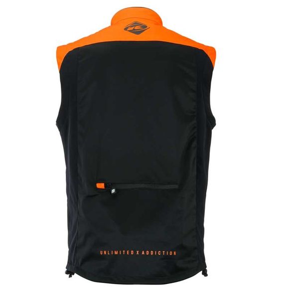 Kenny BODYWARMER + enduro jacket - BLACK NEON ORANGE 2022 - Black / OrangeRef: KE1219