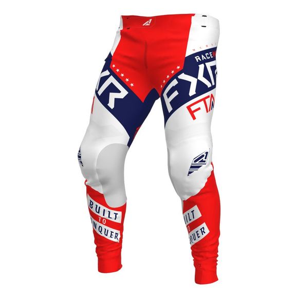 FXR PODIUM GLADIATOR WHITE/RED/NAVY 2022 cross pants - White / BlueRef: FXR0154