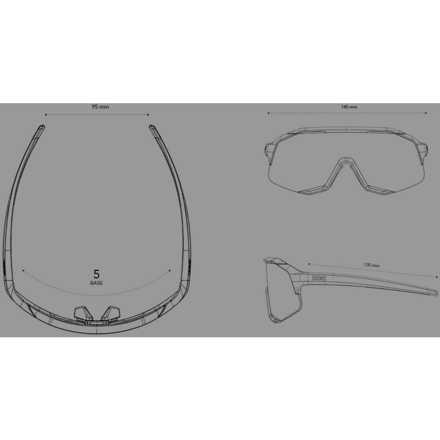 KOO Demos Sunglasses - Green Matt - Orange Mirror