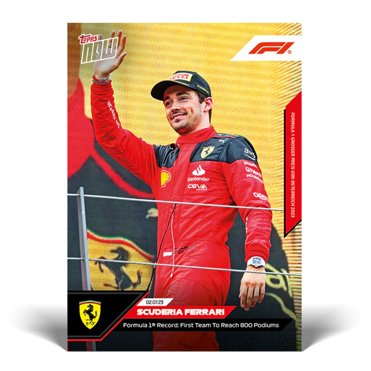 Topps UK - Formula 1 Record: First Team To Reach 800 Podiums - F1 TOPPS NOW® Card #26