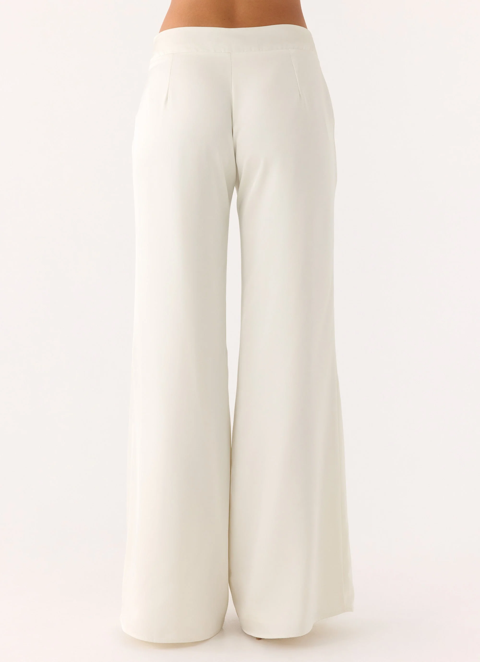 Elmah Low Rise Pants - White