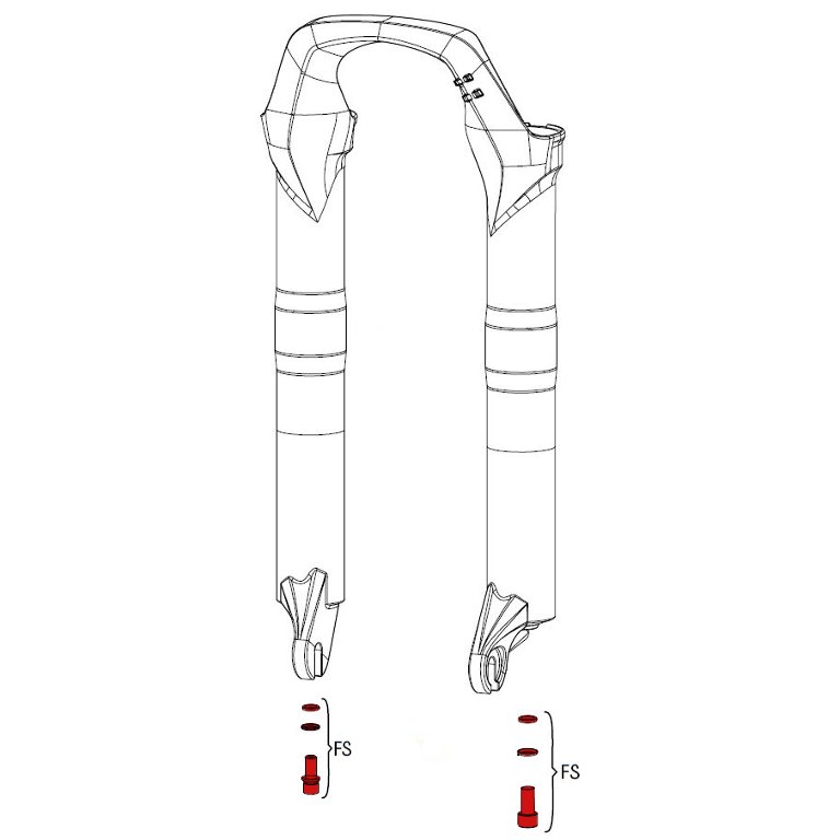 RockShox Service Kit Full Sektor Gold - 11.4018.017.000