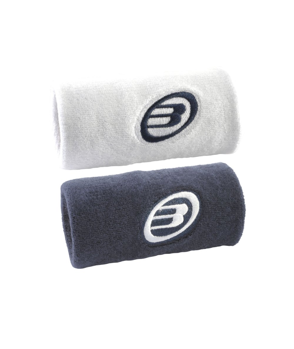 BULLPADEL BPMU252 WHITE/NAVY BLUE WRISTBAND
