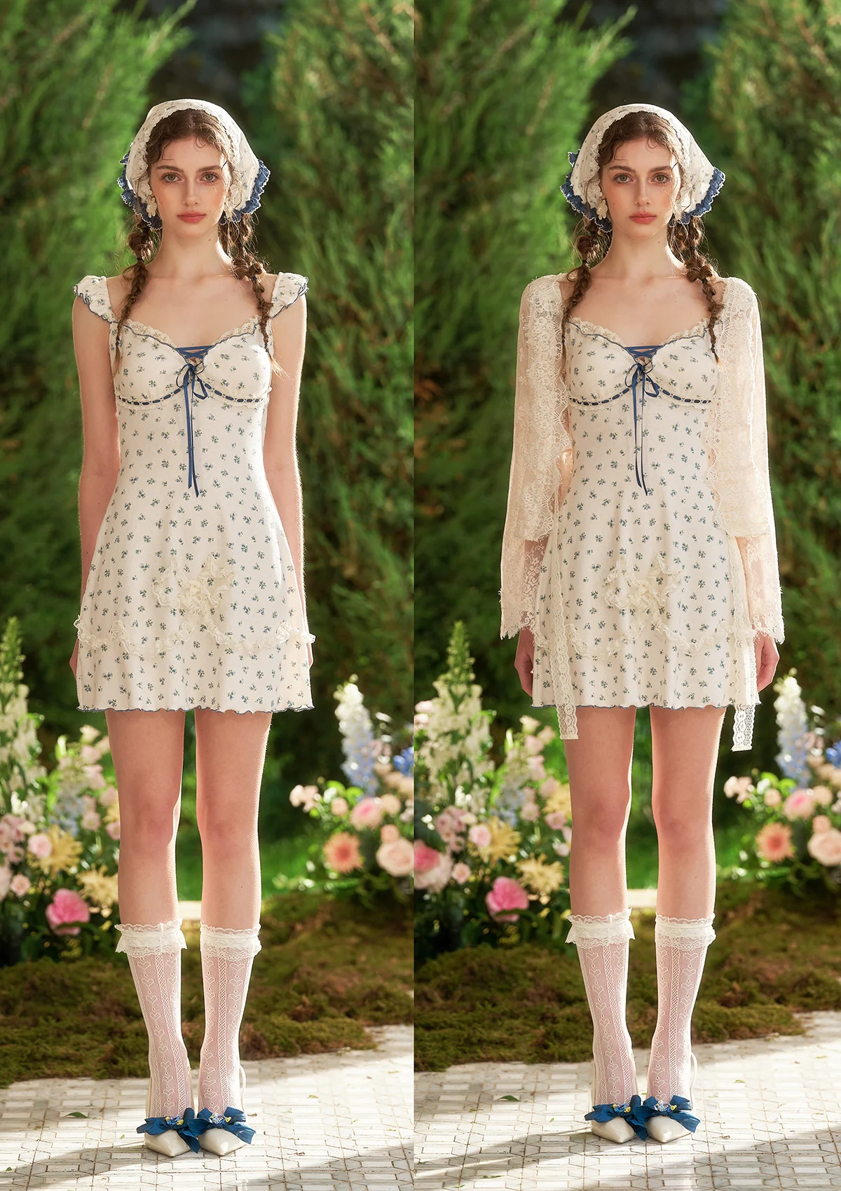 Blue Afternoon Dress