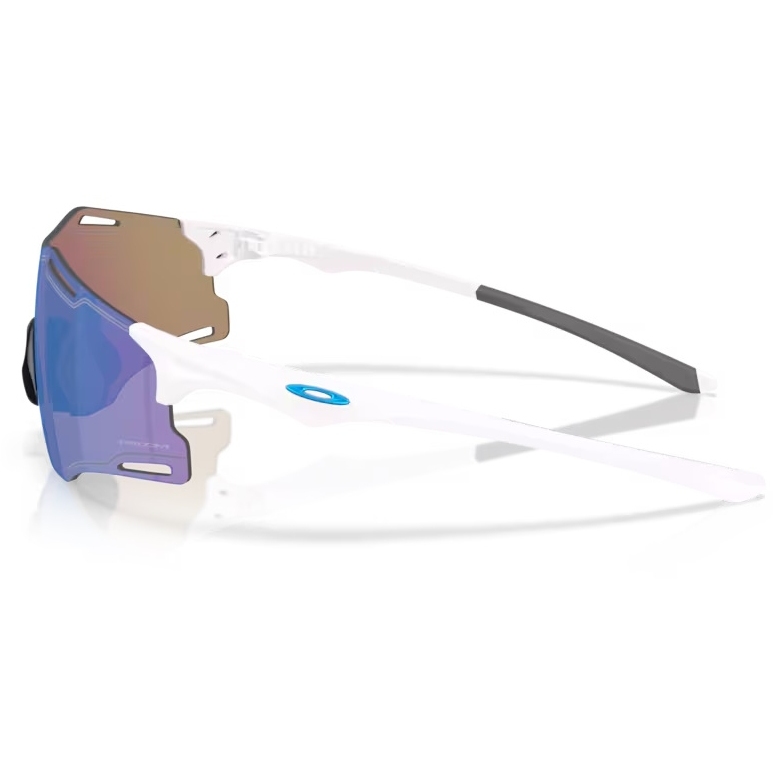 Oakley Cybr Zero Glasses - Polished White/Prizm Sapphire - OO9512D-0239