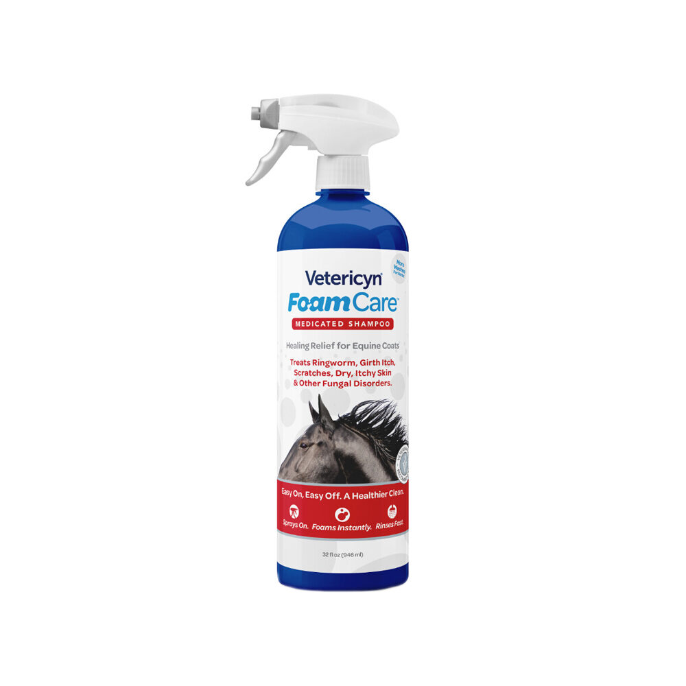 Vetericyn FoamCare First Aid Horse Shampoo - 946ml