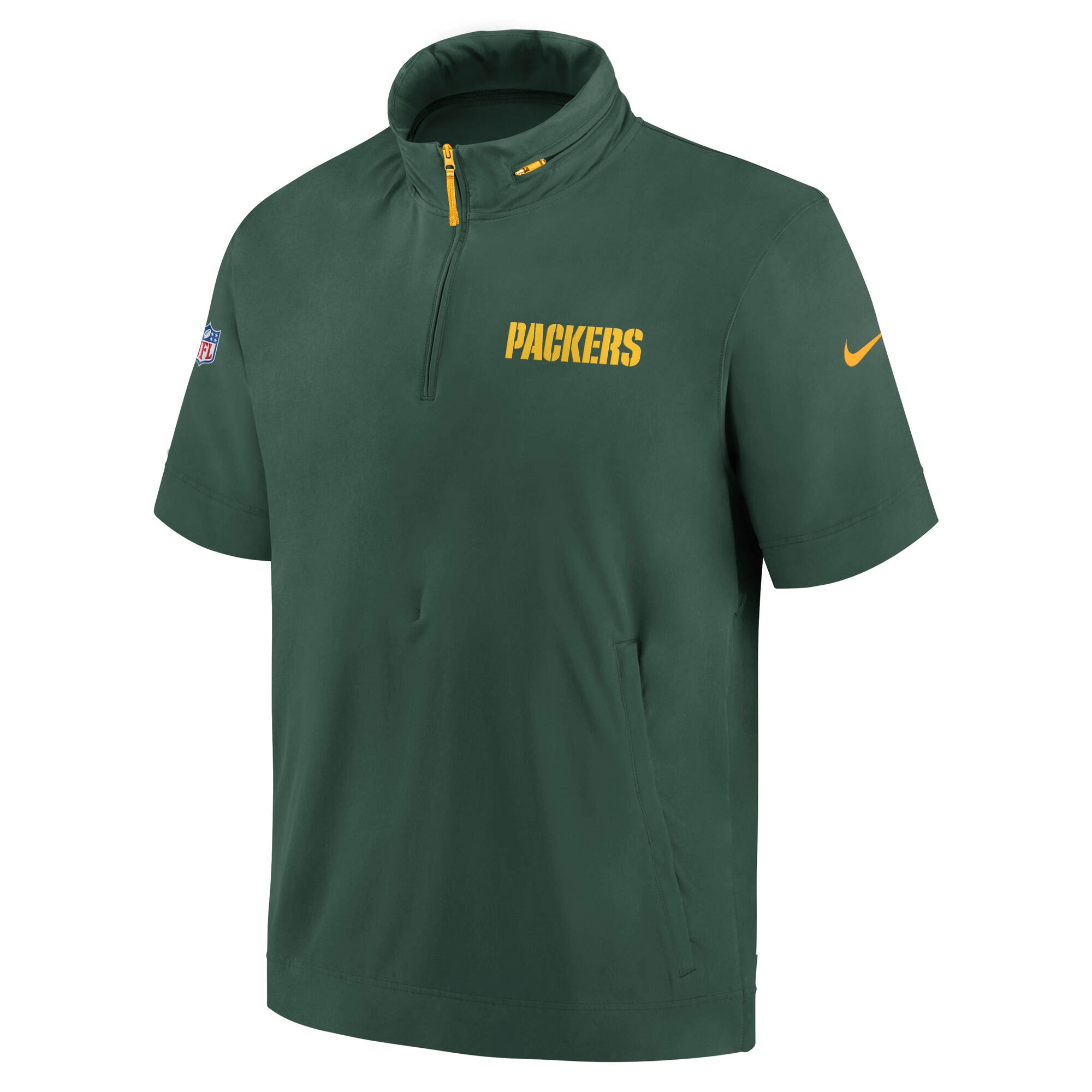 Green Bay Packers 2024 NFL Sideline Nike Lightweight Coach Jacket Green